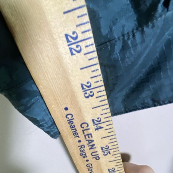 Eddie Bauer Ebtek Goretex Jacket  Nylon Coat Mens Medium Green Blue Full Zip - Picture 15 of 16